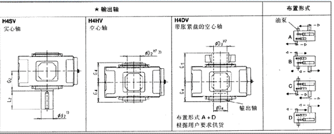 平行軸齒輪箱三級傳動(dòng)立式安裝(H3.V)